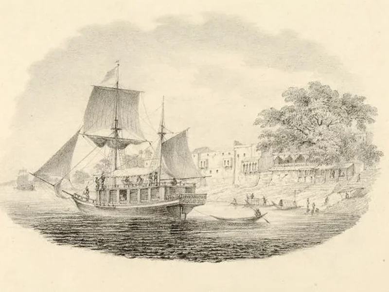 1792-Robert Smith (Captain) - Veduta di Patna